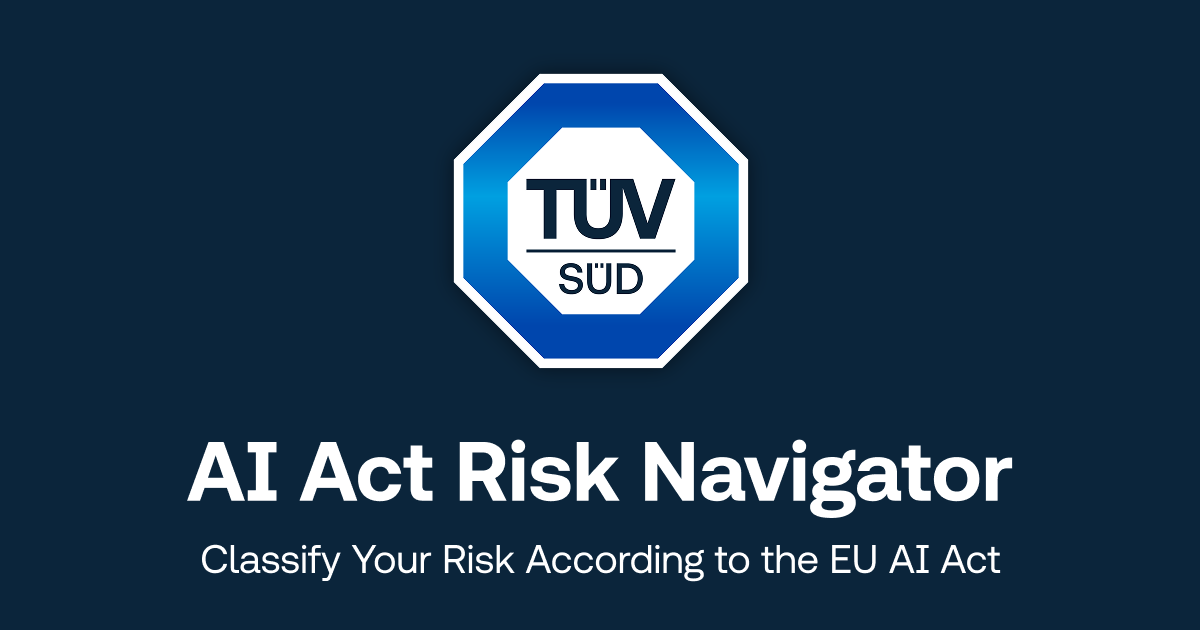 Tuv Risk Assessment TÜV SÜD AI Act Risk Navigator